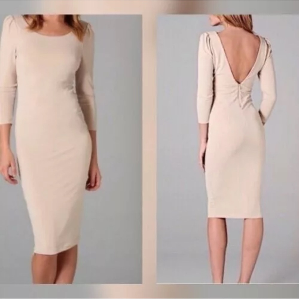 ALICE + OLIVIA Scoop Neck Midi Length Dress Size S